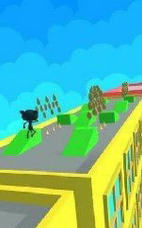 黑猫跳跃无尽跑酷