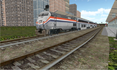 3D模拟火车