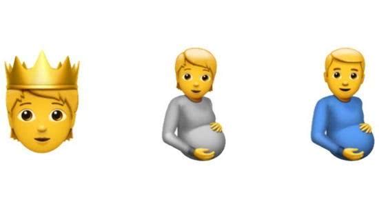 苹果iOS更新惹争议！ iOS新增“怀孕的男人”表情符号
